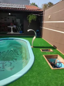 grama sintética para campo de futebol